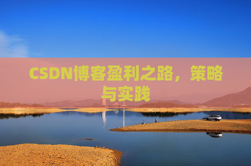 CSDN博客盈利之路，策略与实践